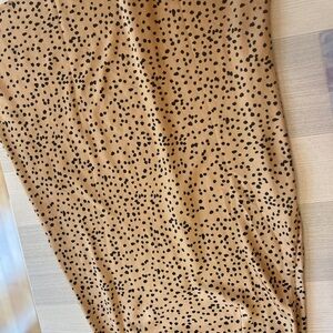 Cotton Candy Tan and Black Spotted Skirt size M‎